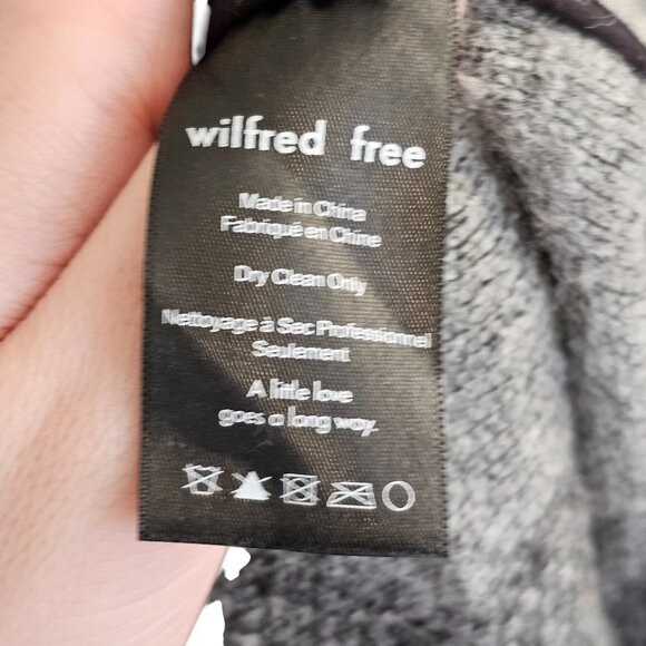 Wilfred Aritzia Off Duty Jacket Plaid Grey Wool Sz S - Picture 9 of 11